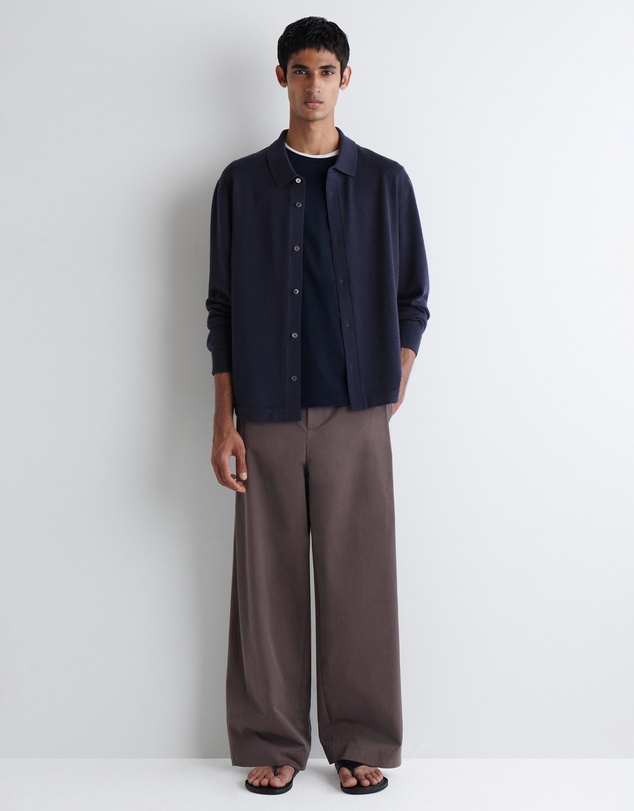 COS - Knitted Merino Wool Shirt