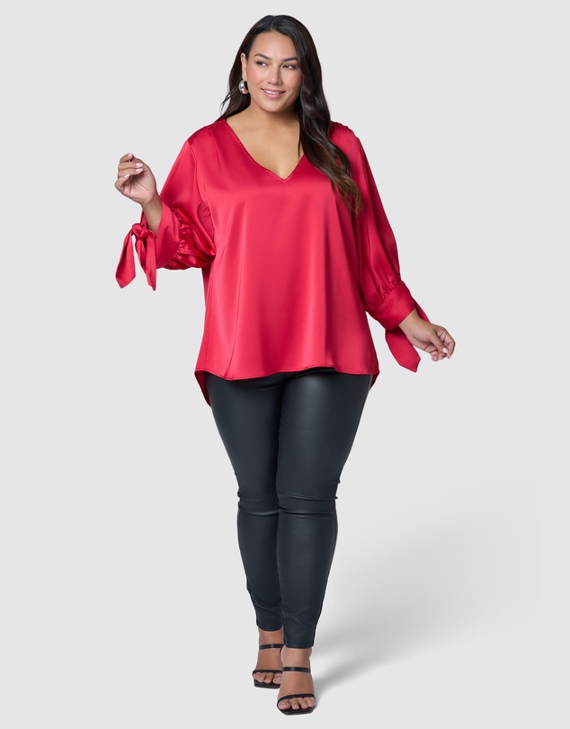 Pink Dusk by Curve Project - Charmed Blouse