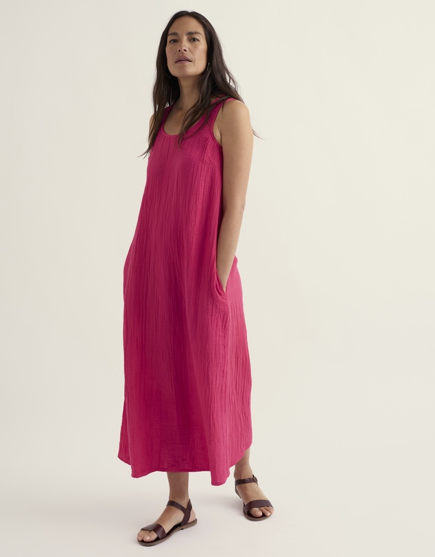 Seasalt - Helleborine Above-Ankle Dress in GOTS-Certified Organic Cotton