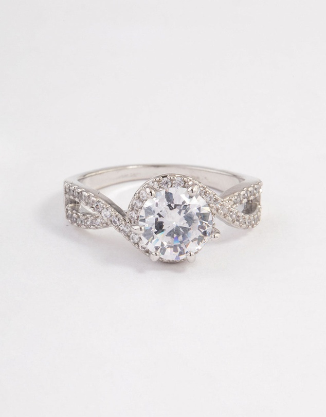 Lovisa - Silver Round Infinity Halo Ring