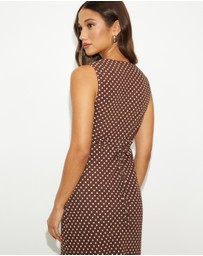 Dazie - Lottie Polka Dot Maxi Dress
