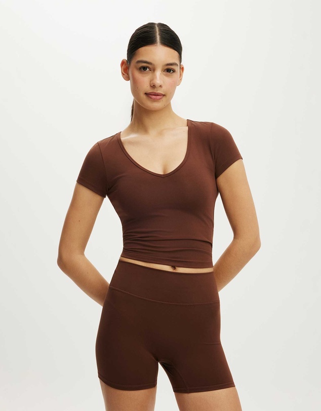 Cotton On Body Active - Ultra Soft Scoop Neck Fitted Tshirt