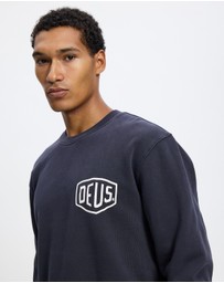 Deus Ex Machina - Shield Garment Dyed Crew Sweatshirt