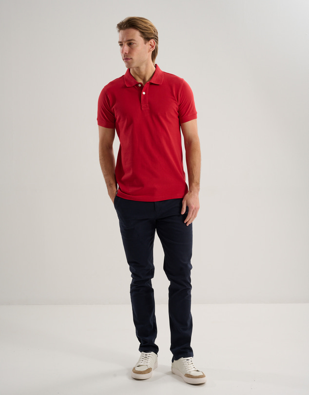 3 Wise Men - 3 Wise Men Portland Polo Shirt - Paprika