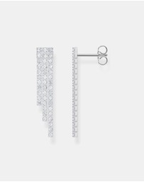 THOMAS SABO - Earrings in waterfall design with white zirconia