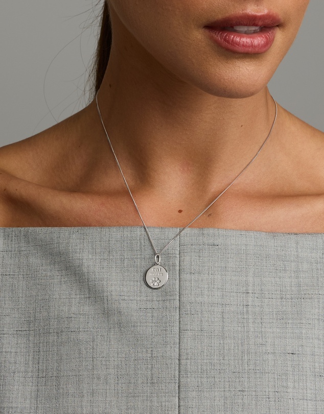 Michael Hill - Cat Mum Cubic Zirconia Pendant in Sterling Silver