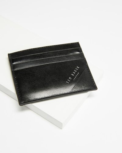 Rifle Embossed Corner Leather Cardholder