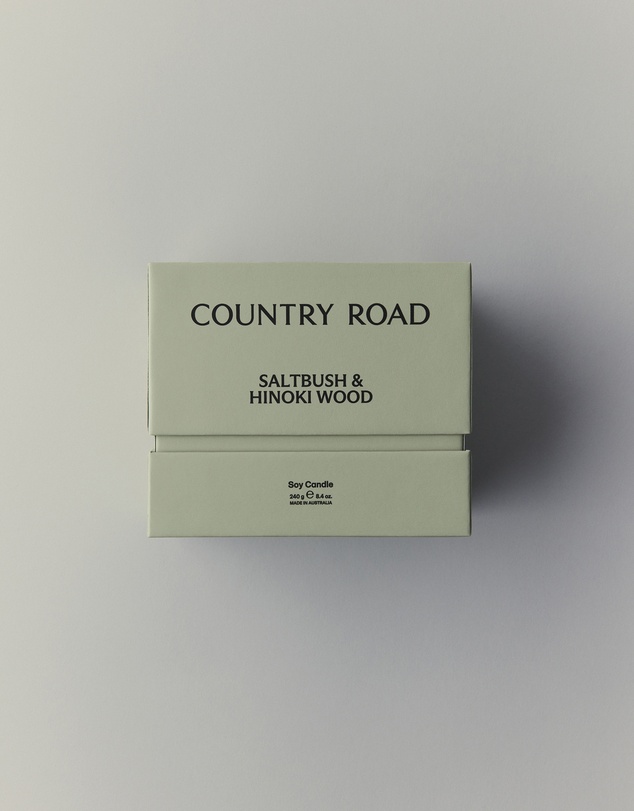 Country Road - Australian Made Saltbush & Hinoki Wood Candle 240g