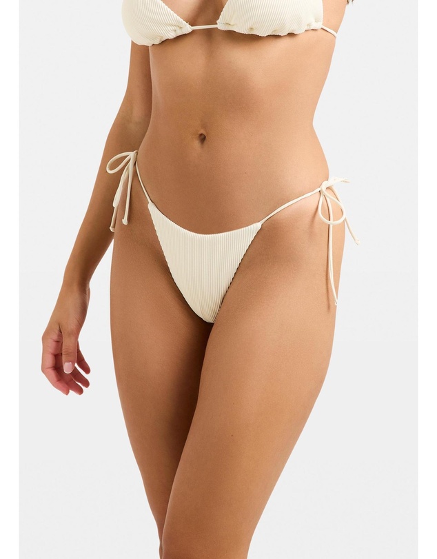 Subtitled - Rib Skinny Strap Tie Side Bottom