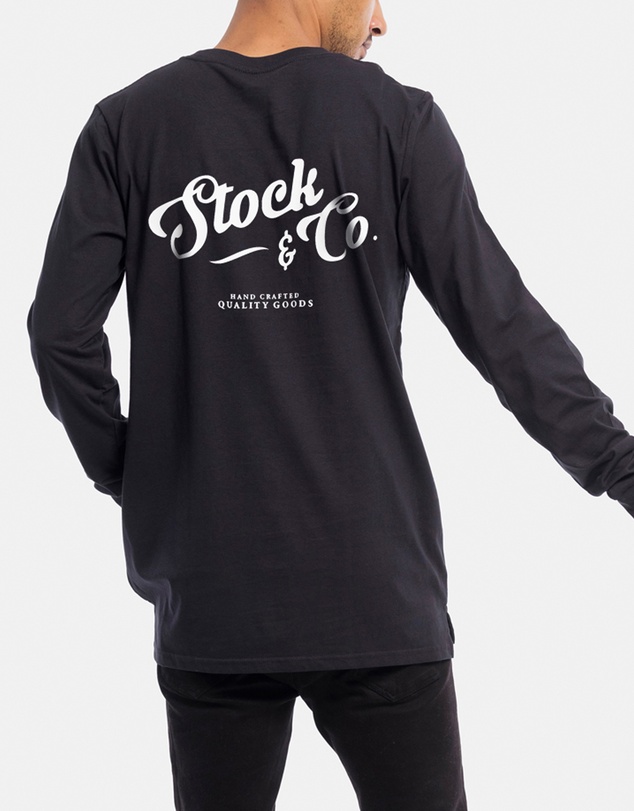 Stock & Co. - Scroll Long Sleeve Tee