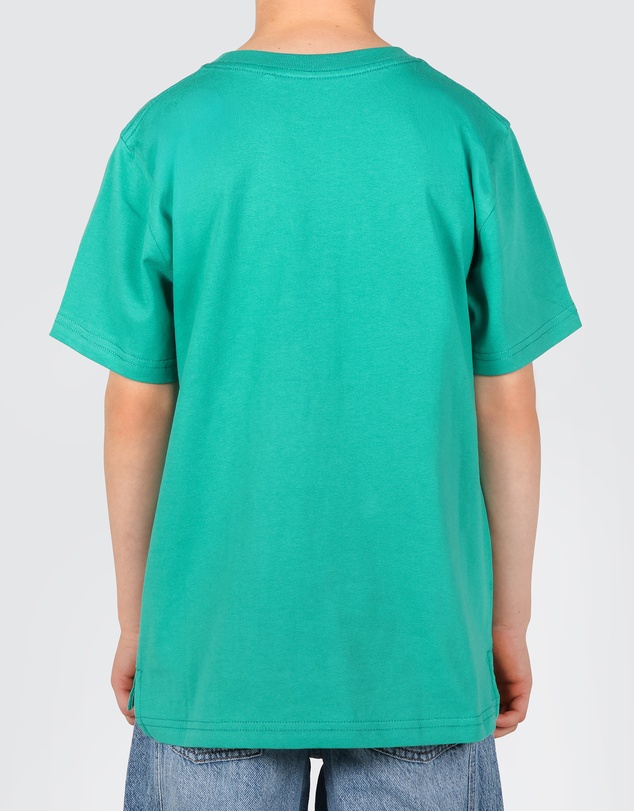 Skwosh - Happy Chappy Boys Regular Tee in Green