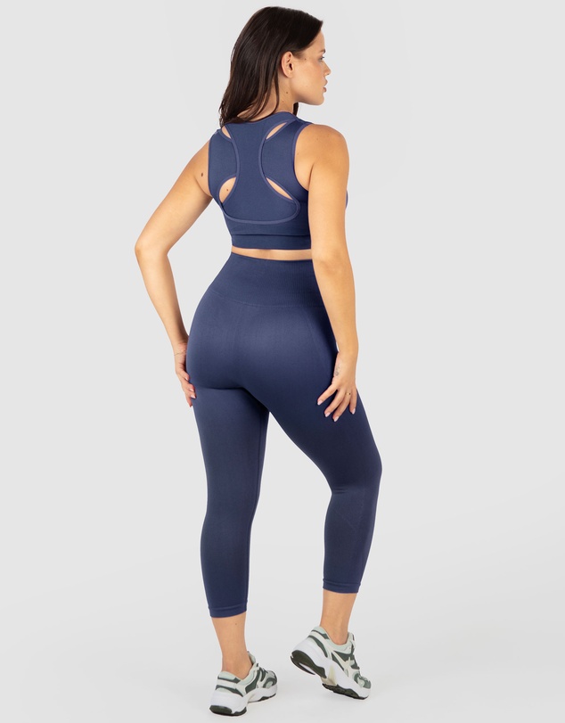 B Free Intimate Apparel - Double Racer Seamless Padded Sports Bra (B-C-D-DD-E-F-G-H) Cup