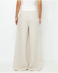 AERE - Leda Wide Leg Pants