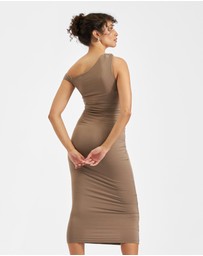Ripe Maternity - Luxe Knit Off Shoulder Dress