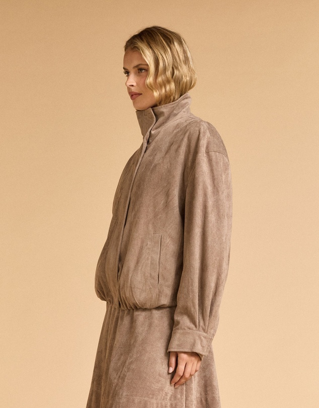 MVN - Faux Suede Bomber