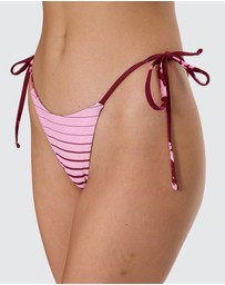 Thrills - Full Bloom Reversible String Bikini Bottom