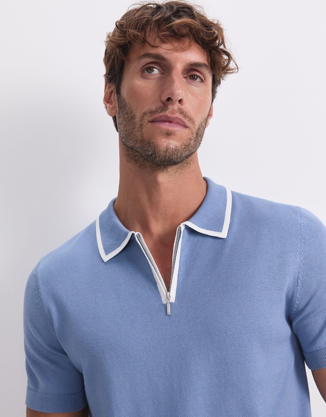 Sportscraft - Brookes 1/4 Zip Knit Polo