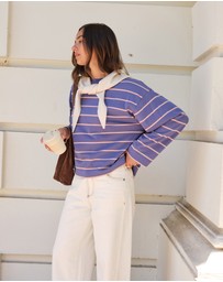 Ceres Life - Beau Long Sleeve Slouchy Tee