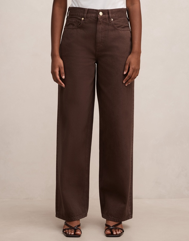 Forever New Petite - Gia Petite High Rise Wide Leg Jeans