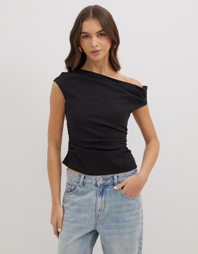 Dazie - Darling Delight Off Shoulder Top