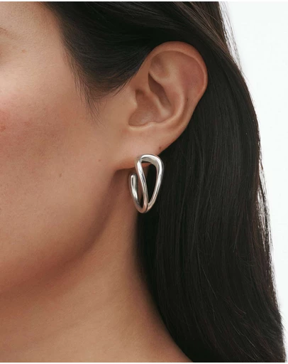 Georg Jensen - Mercy Swirl Earhoop
