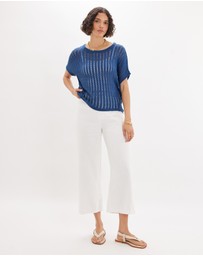 Amelius - Greta Short Sleeve Knit Top