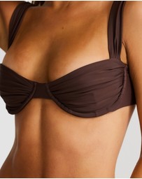 Vacay Swimwear - Rhodes Top Chocolate