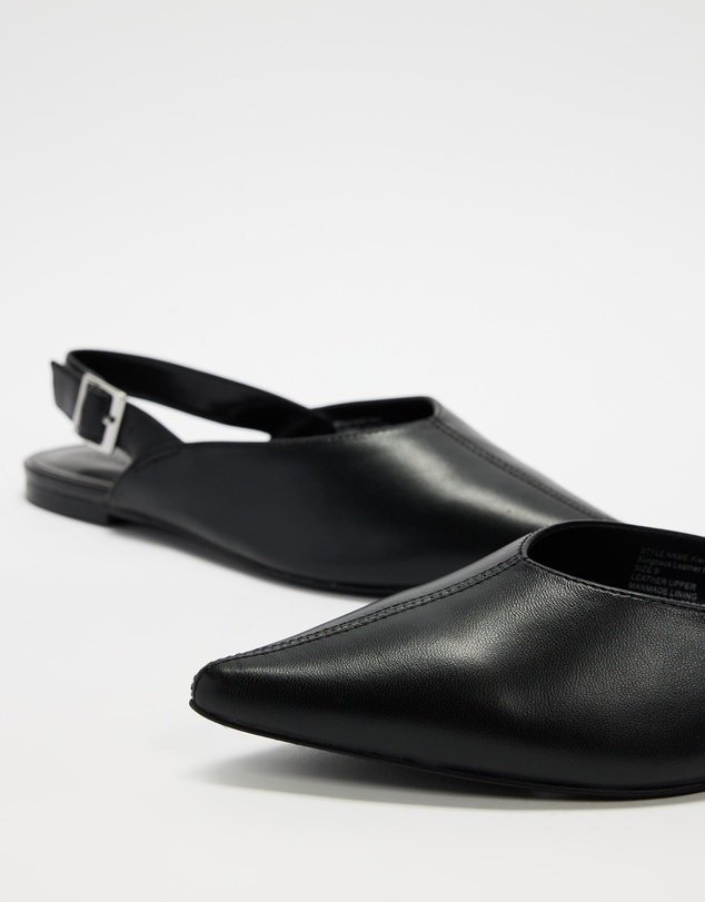 Atmos&Here - Kiera Slingback Leather Flats