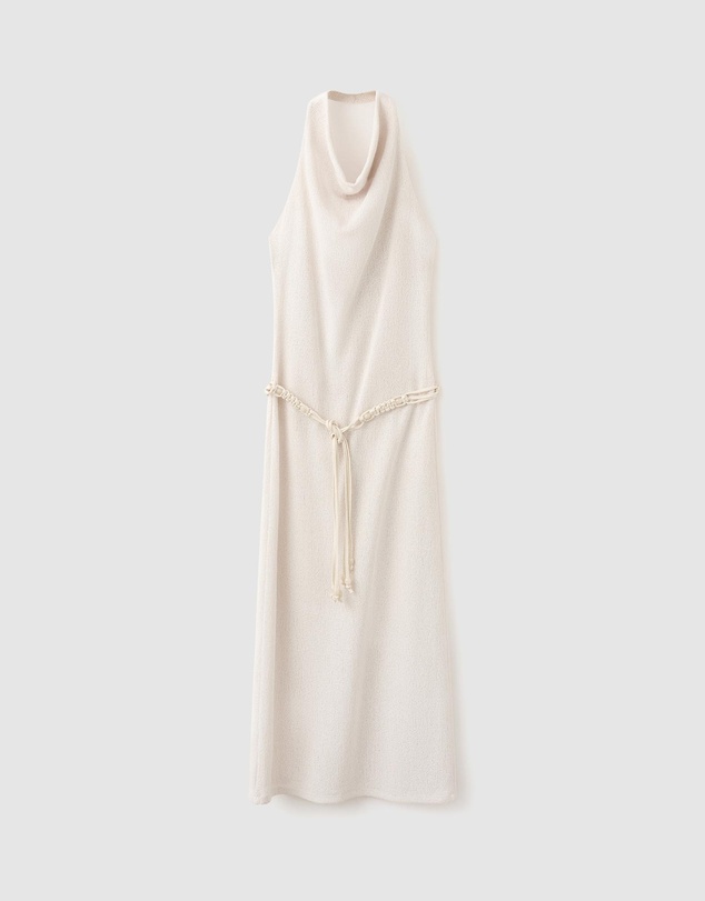 M.N.G - Halter Knit Dress with Belt