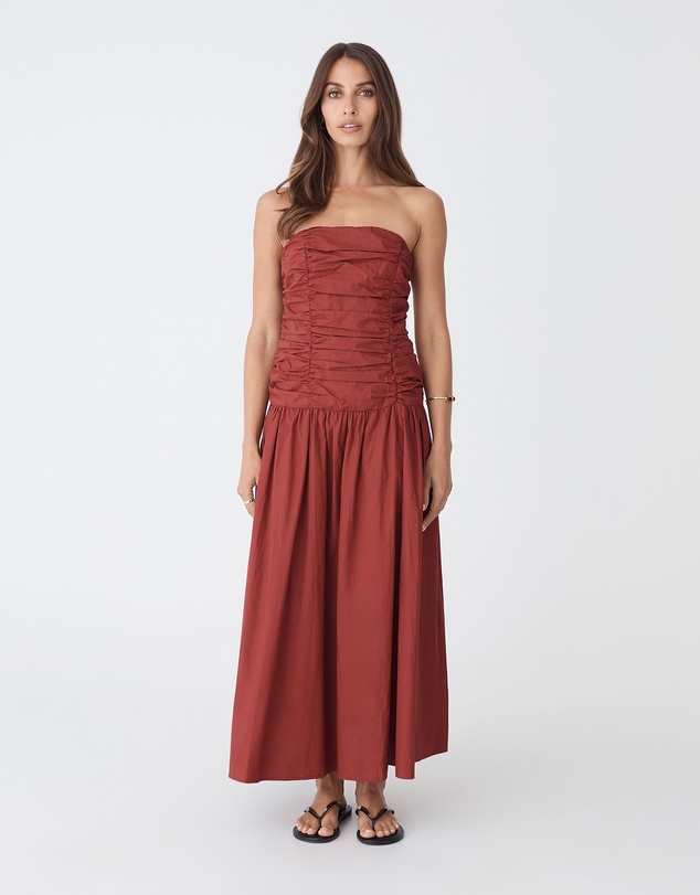 Forcast - Cathy Cotton Modal Midi Dress