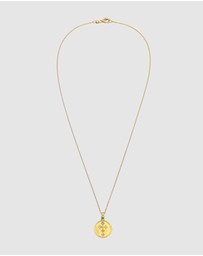 Haze & Glory - ICONIC EXCLUSIVE - Necklace Talisman Cross in 925 Sterling Silver Gold Plated