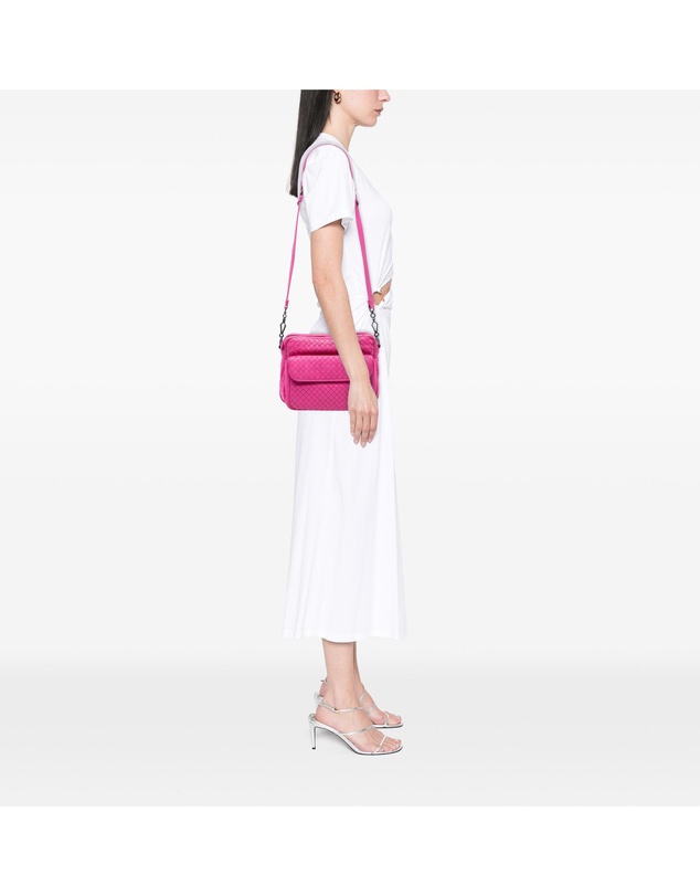 Pre-Loved by Azura Reborn - Pre-Loved Nappa Intrecciato Front Pocket Messenger Bag