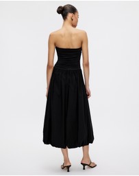 Minima Esenciales - Gracen Bubble Hem Midi Dress