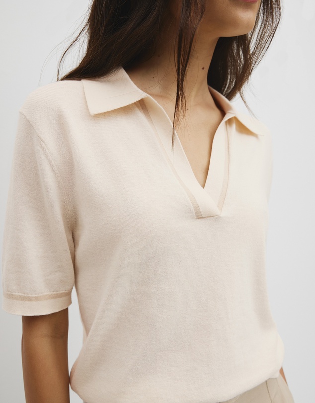 Country Road - Cashmere Blend Short Sleeve Knit