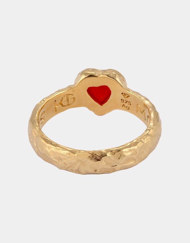 Haze & Glory - ICONIC EXCLUSIVE - Ring Heart Over Heels - Gold