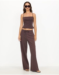 Dazie - Rhea Square Neck Top