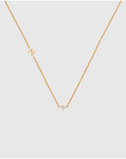 YCL  - Petite Initial Necklace N