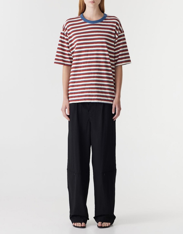 Bassike - Universal Stripe Boxy T-Shirt