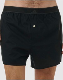 adidas Sportswear - 2 Pack Active Woven Cotton Boxer Underwear
