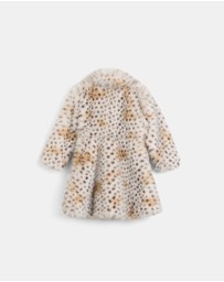 Bardot Junior - Lea Faux Fur Coat - Kids-Teens