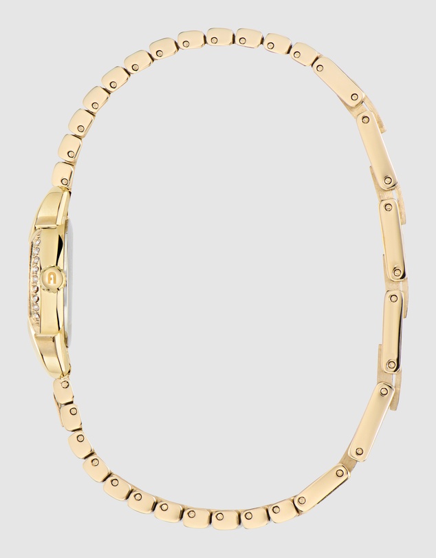 Furla - Furla Mini Shape 20mm Gold-Tone Stainless Steel Bracelet Watch