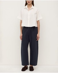 Assembly Label - Lima Cropped Shirt