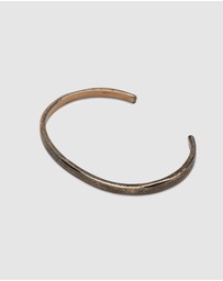 Buck Palmer - Oxidized Indo Maverick Cuff (Small) Bronze
