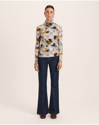 SABA - Shadow Emilie Floral Long Sleeve Top