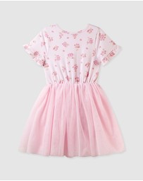 Designer Kidz - Bella Floral S/S Tutu Dress
