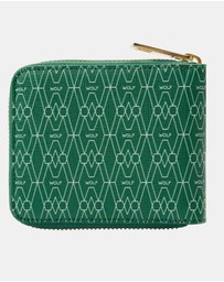 Wolf - Wolf Signature Range Zip Around Wallet Green