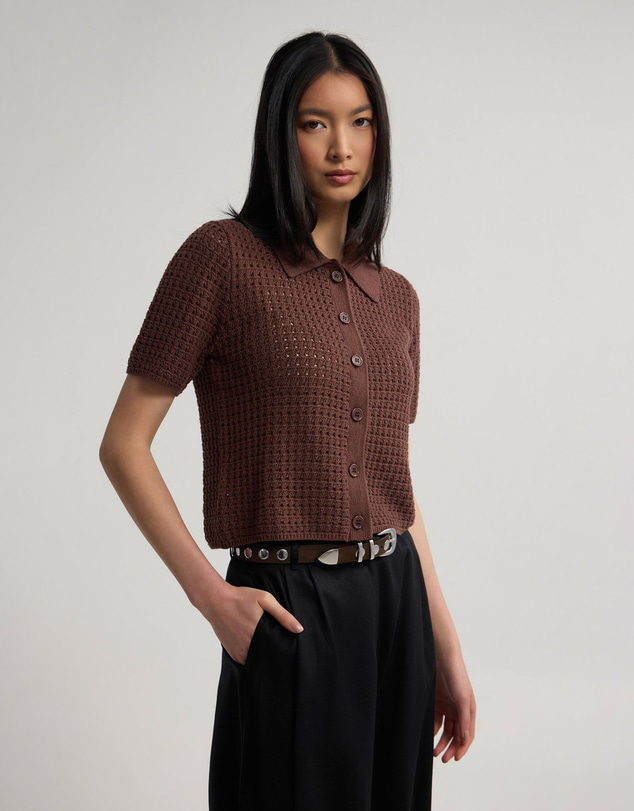 Oxford - Imogen Crop Cardigan