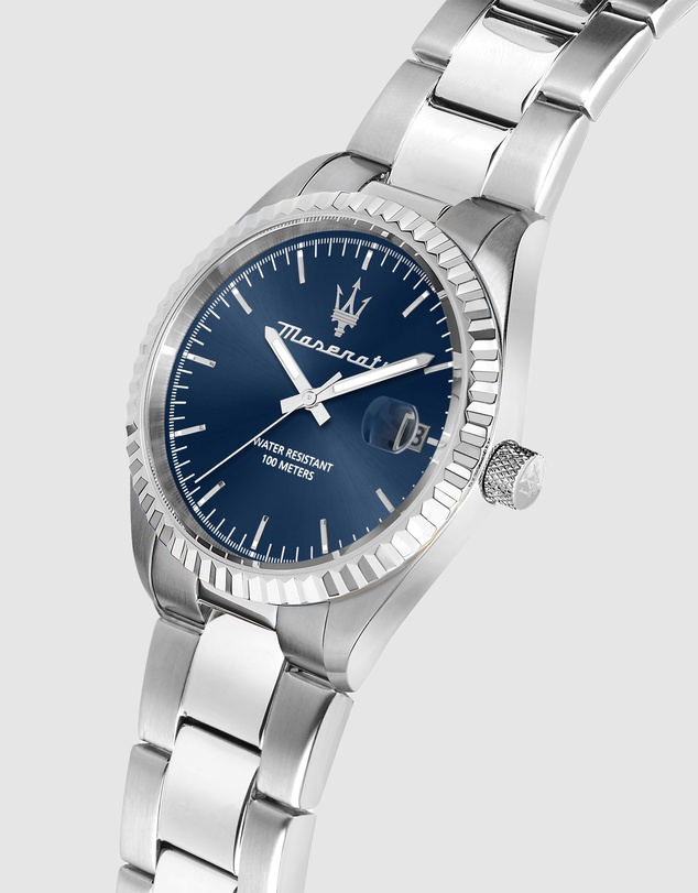 Maserati - Competizione 43mm Silver Stainless Steel Watch