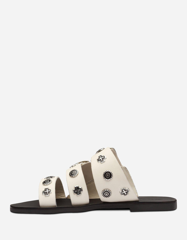 Sol Sana - Eastwood Slide Off White/Silver
