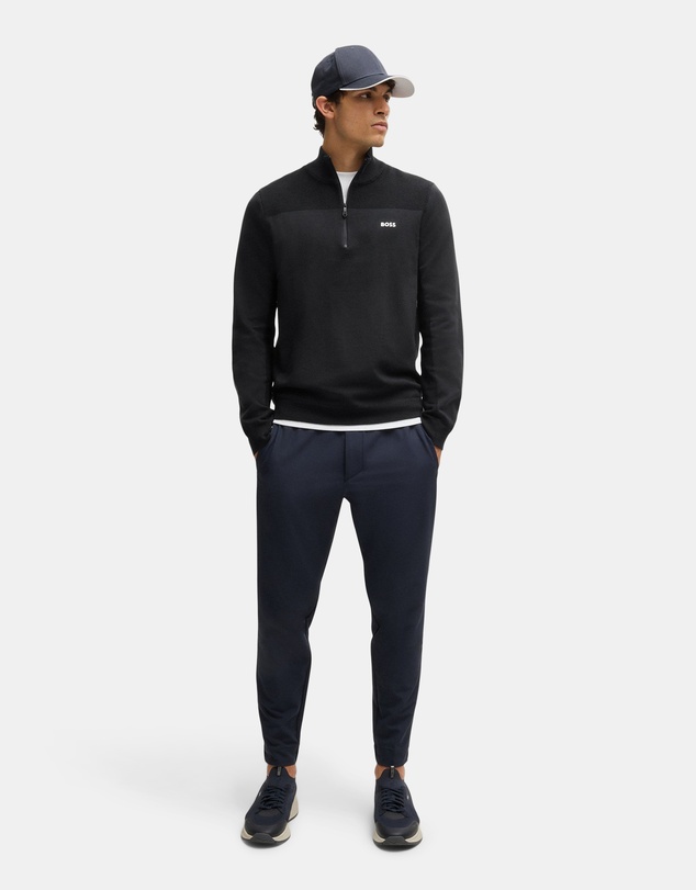 BOSS - Momentum Zip Neck Knitwear